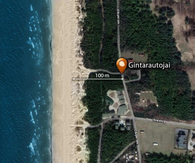 Gintarautojai Hotel Паланга Екстериор снимка